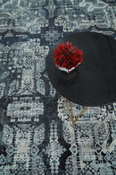 Traditional Style Blue Hand Knotted Wool 8x10 Area Rug