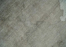 8x10 Silver and Gray Ikat design Handmade Art Silk Area Rug by The Rug Decor