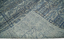 8x10 Silver, Gray and Blue Traditional Persian Minimal Area Rug | TRD43580810