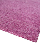 8x10 Solid Purple Woolen Hand Tufted wool area Rug by The Rug Decor