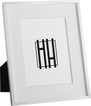 8x10, White Aluminum Glass Frame