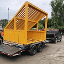Greatbear 8-10ft Heavy-Duty Portable Rock Grizzly Screen with Adjustable Bar Spacing