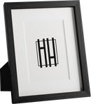Black Oak Glass Picture Frame