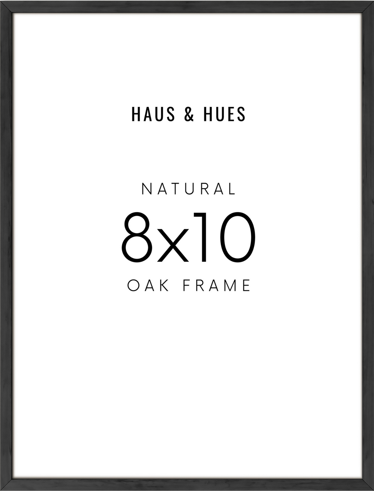 8x10, Black Oak Plexi Frame