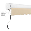 Awntech Key West Full Cassette Retractable Patio Awning [Made-To-Order] (SAK91358)