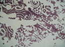 8x11 Beige and Dark Purple Modern Abstract Hand Knotted Wool Area Rug by The Rug Decor