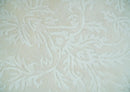 8x11 Beige and Silver Hand Woven and Carved Modern Art Silk Area Rug by The Rug Decor