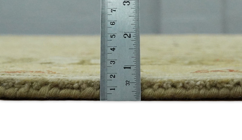 8x11 Vintage Persian Design Brown and Beige Hand Tufted Wool Area Rug | BAN4