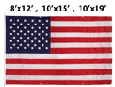 Nylon American Flag with Grommets Along Edges for Wall Hanging - Indoor or Outdoor *Made in USA*