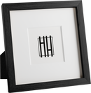 Black Oak Glass Picture Frame
