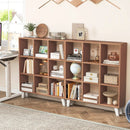 9-Cube Bookcase with 6 Removable Shelves and Raised Support Feet by LJGDeals