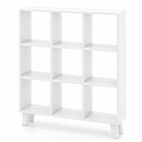 9-Cube Bookcase with 6 Removable Shelves and Raised Support Feet by LJGDeals