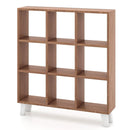 9-Cube Bookcase with 6 Removable Shelves and Raised Support Feet by LJGDeals