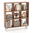 9-Cube Bookcase with 6 Removable Shelves and Raised Support Feet by LJGDeals