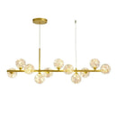 GobekUsa 9-Light Modern Black LED Chandelier