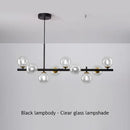 GobekUsa 9-Light Modern Black LED Chandelier