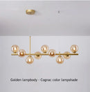 GobekUsa 9-Light Modern Black LED Chandelier