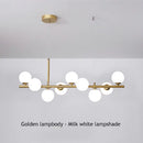 GobekUsa 9-Light Modern Black LED Chandelier