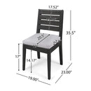 Alora 9-Piece Outdoor Dining Set With Extendable Acacia Wood Patio Table (SAK75134) by SAKSBY WHOLESALE