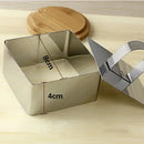 9 piece stainless steel bakeware mold set kitchen cookie cutters by Decorbites