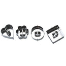 9 piece stainless steel bakeware mold set kitchen cookie cutters by Decorbites
