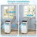 9000 BTU Portable Air Conditioner with Dehumidifier & Timer by DirectDeals