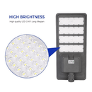 9000W Aluminum Frame All In One Solar Street /Parking Lights Motion Sensor, Dusk to Dawn 180000LM with Remote Control