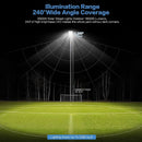 9000W Solar Street Light, 180000 Lumens Dusk to Dawn Street Lights Solar Powered Motion Sensor