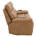 Chavis - Power Motion Sofa With USB & Power Headrest - Brown by Unique Piece Furniture