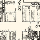 Vintage Map of Rochester, NY Business Section 1929
