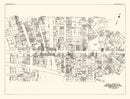 Vintage Map of Rochester, NY Business Section 1929