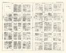 Vintage Map of Sacramento, CA Business Section 1929