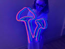 Mushroom Neon Sign, Neon Wall Art