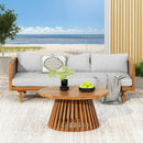 Wicker Patio Furniture Set Outdoor Rattan Sectional Set