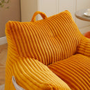 Giant Bean Bag Chair With Armrests And Footstool by HouseOfZazla