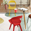 4-Piece Modern Dining Set with Chairs Bar Stools Dresser and Glass Dining Table by LJGDeals