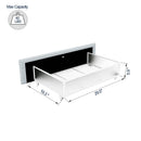 Anda - Boucle Upholstered Platform Bed With Patented Drawers Storage - Ivory by HouseOfZazla