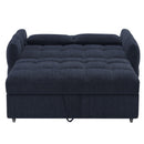 Loveseat Sofa Pull-Out Bed With Adjustable Backrest, 3 USB Ports And 2 Lumbar Pillows For Living Room by HouseOfZazla