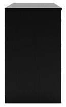 Finch - Six Drawer Dresser - 29'' Height - Black