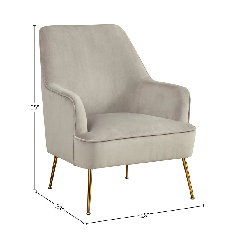 Rebecca Leisure Chair, Grey