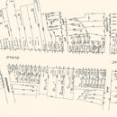 Vintage Map of Schenectady, NY Business Section 1929