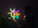 Good Vibes Only Neon Metal Sign