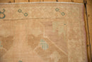 4x9.5 Vintage Distressed Oushak Rug Runner