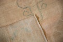 4x9.5 Vintage Distressed Oushak Rug Runner
