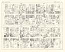 Vintage Map of Santa Barbara, CA Business Section 1929