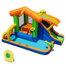 Inflatable Bounce House Water Park with Slide and 480W Blower by LJGDeals
