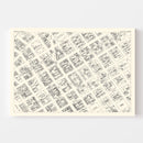 Vintage Map of Seattle, WA Business Section 1929