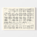 Vintage Map of Spokane, WA Business Section 1929