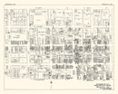 Vintage Map of Springfield, OH Business Section 1929