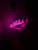 Aloha Neon Metal Sign